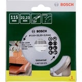 Bosch Heimwerken & Garten Diamanttrennscheibe Universal, Ø 115mm Bohrung 22,23mm