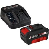 EINHELL Akku-Rasenmäher-Set GE-CM 18/30 + Rasentrimmer GE-CT 18 rot/schwarz, Li-Ionen Akku 4,0Ah