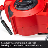 EINHELL Power X-Change Akku-Schlauchtrommel GE-HR 18/30 Li-Solo, 18Volt rot, ohne Akku und Ladegerät, 30 Meter, mit Anschlüssen