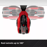 EINHELL Power X-Change Akku-Schlauchtrommel GE-HR 18/30 Li-Solo, 18Volt rot, ohne Akku und Ladegerät, 30 Meter, mit Anschlüssen
