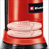 EINHELL Regenfasspumpe GE-PP 5555 RB-A, Tauch- / Druckpumpe rot/schwarz, 550 Watt