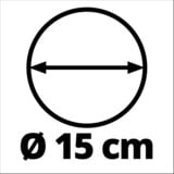 EINHELL Rotierende Waschbürste 4144017 schwarz/rot, für TC-HP / TE-HP