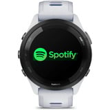 Garmin Forerunner 265, Smartwatch weiß/dunkelblau, 46 mm, Silikon-Armband