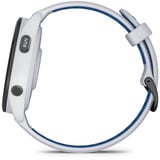 Garmin Forerunner 265, Smartwatch weiß/dunkelblau, 46 mm, Silikon-Armband