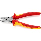 KNIPEX Crimpzange 97 78 180 für Aderendhülsen 0,25 bis 16mm², VDE