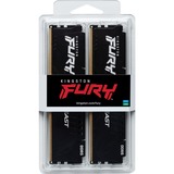 Kingston FURY DIMM 32 GB DDR5-6000 (2x 16 GB) Dual-Kit, Arbeitsspeicher schwarz, KF560C40BBK2-32, FURY Beast, INTEL XMP