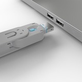 Lindy USB Typ A Port Schlüssel mit 4 Schlössern, Schloss Code Blau