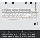 Logitech MK295, Desktop-Set weiß, DE-Layout