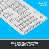 Logitech MK295, Desktop-Set weiß, DE-Layout