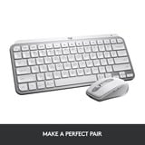 Logitech MX Keys Mini, Tastatur hellgrau/weiß, DE-Layout