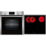 Neff BX46P, Backofen-Set edelstahl