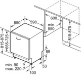 Neff S155EAX01E, Spülmaschine 60 cm, Home Connect