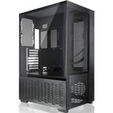 RAIJINTEK PAEAN PREMIUM, Tower-Gehäuse schwarz, Seitenteil aus Tempered Glass