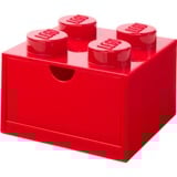 Room Copenhagen LEGO Schreibtischschublade 4          , Aufbewahrungsbox rot, Noppen