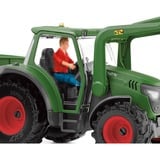 Schleich Farm World Traktor mit Anhänger, Spielfahrzeug 