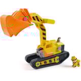 Spin Master Rubble & Crew - Rubbles 2-in-1 Bagger-Fahrzeug, Spielfahrzeug mit Baggerschaufel, Schweißbrenner, Schraubenzieher, Schraubenschlüssel und Rubble Hundefigur