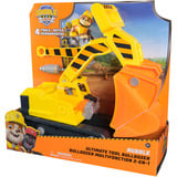 Spin Master Rubble & Crew - Rubbles 2-in-1 Bagger-Fahrzeug, Spielfahrzeug mit Baggerschaufel, Schweißbrenner, Schraubenzieher, Schraubenschlüssel und Rubble Hundefigur