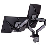 Thermaltake Dual RGB Gaming Monitor Arm, Monitorhalterung schwarz, für Monitore 17" - 35"