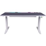 Thermaltake G700 RGB White Gaming Desk, Gaming-Tisch weiß, RGB-LED-Lichtleiste 16,8 Millionen Farben