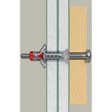 fischer Hohlraumdübel DuoHM 5x55 S TX  4 Stück, mit Panhead-Schraube