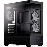 Aerocool P500D-G-BK-v1, Tower-Gehäuse schwarz, Tempered Glass x 2