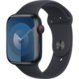 Apple Watch Series 9, Smartwatch dunkelblau/dunkelblau, Aluminium, 45 mm, Sportarmband