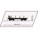 COBI Schwerer Plattformwagen Typ SSYS, Konstruktionsspielzeug Maßstab 1:35