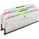 Corsair DIMM 32 GB DDR4-3200 (2x 16 GB) Dual-Kit, Arbeitsspeicher weiß, CMT32GX4M2E3200C16W, Dominator Platinum RGB, INTEL XMP