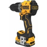 DEWALT Akku-Schlagbohrschrauber DCD805E2T, 18 Volt gelb/schwarz, 2x POWERSTACK Li-Ion-Akku 1,7 Ah, in T STAK Box