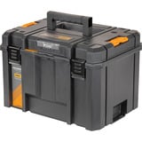 DEWALT TSTAK Tower DWST60452-1, im McLaren Design, Werkzeugkiste schwarz/gelb, mobile Aufbewahrungsbox, tiefe Werkzeugbox und Organizer