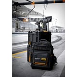 DEWALT TSTAK Tower DWST60452-1, im McLaren Design, Werkzeugkiste schwarz/gelb, mobile Aufbewahrungsbox, tiefe Werkzeugbox und Organizer