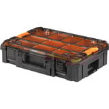 DEWALT TSTAK Tower DWST60452-1, im McLaren Design, Werkzeugkiste schwarz/gelb, mobile Aufbewahrungsbox, tiefe Werkzeugbox und Organizer