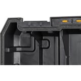 DEWALT TSTAK Tower DWST60452-1, im McLaren Design, Werkzeugkiste schwarz/gelb, mobile Aufbewahrungsbox, tiefe Werkzeugbox und Organizer