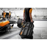 DEWALT TSTAK Tower DWST60452-1, im McLaren Design, Werkzeugkiste schwarz/gelb, mobile Aufbewahrungsbox, tiefe Werkzeugbox und Organizer