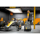 DEWALT TSTAK Tower DWST60452-1, im McLaren Design, Werkzeugkiste schwarz/gelb, mobile Aufbewahrungsbox, tiefe Werkzeugbox und Organizer
