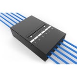 Digitus Konsolidierungspunkt-Box 6P Keystone mit Kabelmanager schwarz