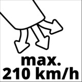 EINHELL Akku-Laubbläser GC-CL 18 Li E-Solo, 18Volt rot/schwarz, ohne Akku und Ladegerät