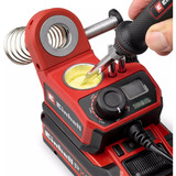 EINHELL Power X-Change Akku-Lötkolben TE-SI 18/480 Li E - Solo, 18Volt rot/schwarz, ohne Akku und Ladegerät