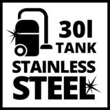 EINHELL TC-VC 1930 S, Nass-/Trockensauger rot/silber