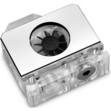 EKWB EK-Quantum Scalar Flow Indicator Bottom-To-Top D-RGB – Nickel, Durchflussanzeiger silber