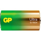 GP Batteries GP Ultra Alkaline Batterie C Baby Longlife, LR14, 1,5Volt 2 Stück, mit neuer G-Tech Technologie