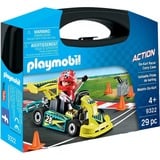 PLAYMOBIL 9322 Action Go-Kart-Rennfahrer zum Mitnehmen, Konstruktionsspielzeug 