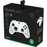 Razer Wolverine V2 Chroma, Gamepad weiß