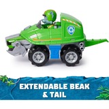 Spin Master Paw Patrol Jungle Pups - Schnappschildkröten-Fahrzeug mit Rocky-Figur, Spielfahrzeug 