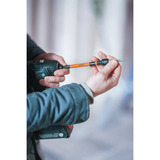 Wiha Farbcodiertes Steckschlüssel Set magnetisch, 1/4", 6‑teilig schwarz/mehrfarbig, für Maschinenschrauber bis 79 Nm