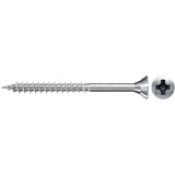 fischer Spanplattenschraube ClassicFast II 5,0x80 Senkkopf PZ 200 Stück, mit Teilgewinde