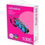 ADATA External SC740 1 TB, Externe SSD schwarz/blau, USB-C 3.2 Gen 2 (10 Gbit/s)