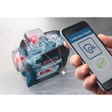 Bosch Professional Linienlaser GLL 3-80 C Professional + Baustativ BT 150, Kreuzlinienlaser blau/schwarz, mit roten Laserlinien, ohne Akku