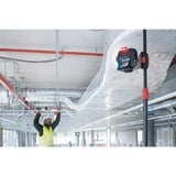 Bosch Professional Linienlaser GLL 3-80 C Professional + Baustativ BT 150, Kreuzlinienlaser blau/schwarz, mit roten Laserlinien, ohne Akku