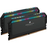 Corsair DIMM 32 GB DDR5-7200 (2x 16 GB) Dual-Kit, Arbeitsspeicher schwarz, CMT32GX5M2X7200C34, Dominator Platinium, INTEL XMP